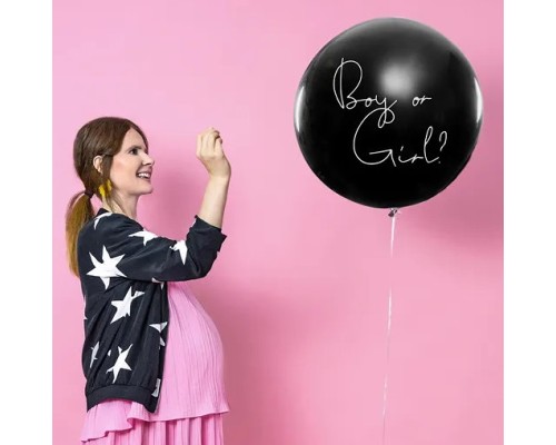 Balons "Boy or Girl" - meitene, 89cm, JUMBO