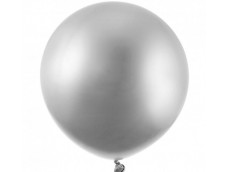 Baloni metāliski, hroma, sudraba, platinum, 55 cm