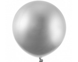 Baloni metāliski, hroma, sudraba, platinum, 55 cm Baloni metāliski, hroma, sudraba, platinum, 55 cm