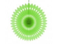 Zīdpapīra rozete, zaļa, gaiši 40cm