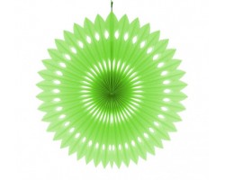 Zīdpapīra rozete, zaļa, gaiši 40cm