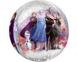 Folijas balons   Frozen, ORBZ, caurspīdīgs, 38cm