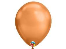 Baloni metāliski, hroma, vara, Qualatex, 29cm