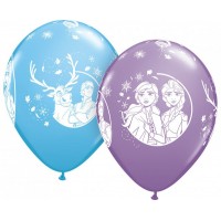 Baloni 29cm, Frozen - ledus sirds, Disney, QUALATEX