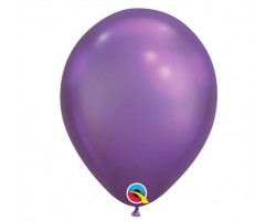 Baloni metāliski, hroma, lillā, Qualatex, 29cm