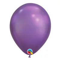 Baloni metāliski, hroma, lillā, Qualatex, 29cm Baloni metāliski, hroma, lillā, Qualatex, 29cm