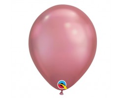 Baloni metāliski, hroma, rozā, Qualatex, 29cm Baloni metāliski, hroma, rozā, Qualatex, 29cm