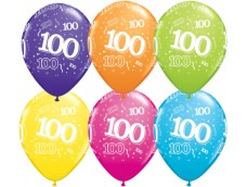Baloni Cipars "100", QUALATEX, 29 cm