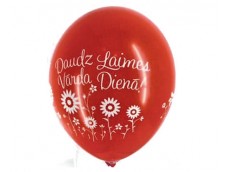 Baloni "Daudz laimes vārda dienā!", QUALATEX, 29cm