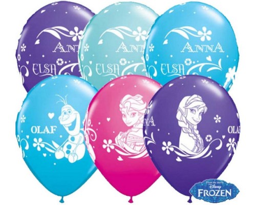 Baloni 29cm, Frozen - ledus sirds, QUALATEX