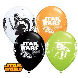 Baloni "Star Wars" - zvaigžņu kari, QUALATEX, 29cm