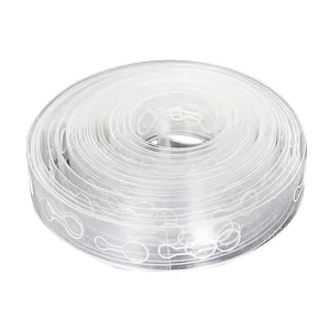 Lentīte virtenēm, caurspīdīga, dubults caurums, 5m Lentīte virtenēm, caurspīdīga, dubults caurums, 5m