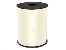 Lentīte balta, krēma, plastikāta, 5mm (458m)
