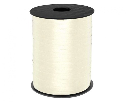 Lentīte balta, krēma, plastikāta, 5mm (458m)