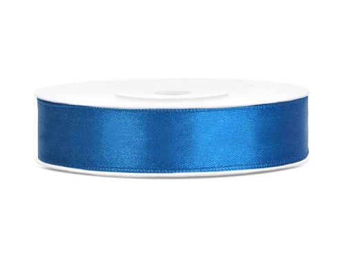 Lentīte zila, satīna, 12mm (25m)