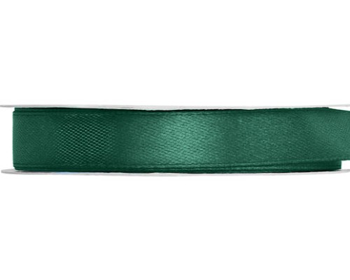 Lentīte zaļa, tumši, smaragda, satīna 12mm (25m)