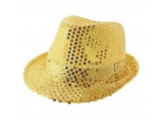 Disko cepure zelta