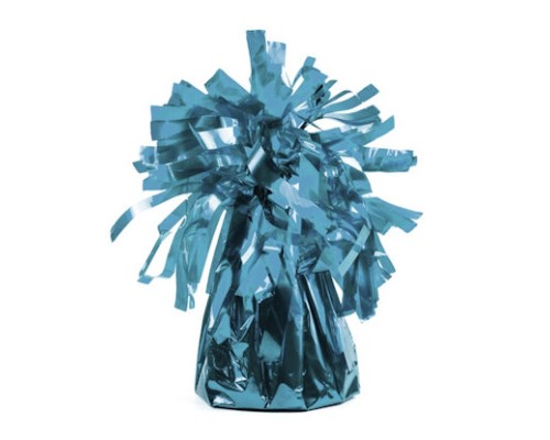 Balonu atsvars - zils, gaiši, metalizētas folijas