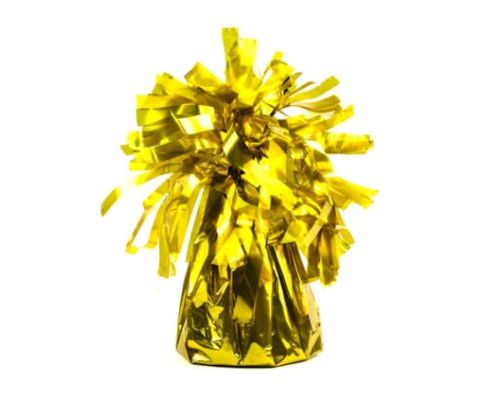 Balonu atsvars - zelta, metalizētas folijas