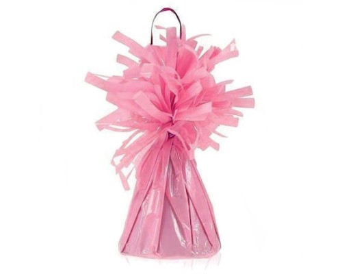 Balonu atsvars - rozā, maigi, folijas