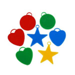 Balonu atsvars - plastmasas, 1 balonam Balonu atsvars - plastmasas, 1 balonam