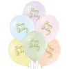Baloni "Happy Birthday!" Mix, Belbal, 29cm