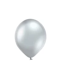Sudraba krāsas Belbal hroma baloni 30 cm
