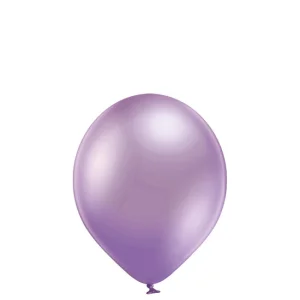 Violeti Belbal hroma baloni 30 cm — ar hēliju un apstrādi