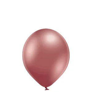 Rozā zelta Belbal hroma baloni 30 cm — ar hēliju un apstrādi Rozā zelta Belbal hroma baloni 30 cm — ar hēliju un apstrādi