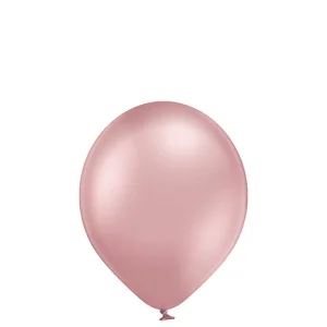 Gaiši rozā Belbal hroma baloni 30 cm — ar hēliju un apstrādi Gaiši rozā Belbal hroma baloni 30 cm — ar hēliju un apstrādi