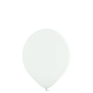 Balti Belbal pasteļbaloni 30 cm — ar hēliju un apstrādi