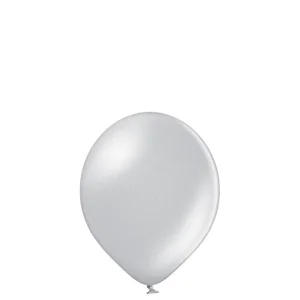 Sudraba krāsas Belbal pērļu baloni 26 cm, 100 gab.