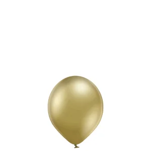 Zelta krāsas Belbal hroma baloni 13 cm, 100 gab.