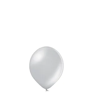 Sudraba krāsas Belbal pērļu baloni 13 cm, 100 gab.