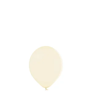 Vaniļas krāsas Belbal pasteļbaloni 13 cm, 100 gab.