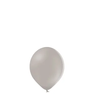 Silti pelēki Belbal pasteļbaloni 13 cm, 100 gab.