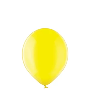 Baloni 29cm, caurspīdīgi, dzelteni, BELBAL, 100 gab.