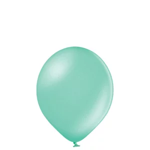 Baloni 29cm, pērļu, zaļi, mint, BELBAL, 100 gab.