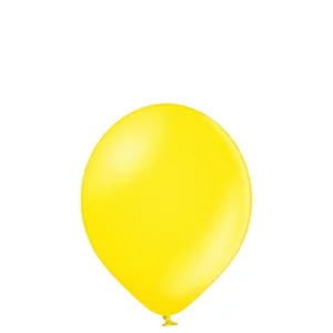 Baloni 29cm, pērļu, dzelteni, citronu, BELBAL, 100 gab.