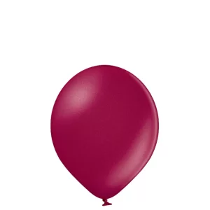Baloni 29cm, pērļu, sarkani, plūmju, BELBAL, 100 gab.