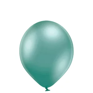 Baloni metāliski, hroma, zaļi, mint, BELBAL, 43 cm