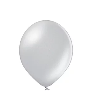 Baloni pērļu, sudraba, BELBAL, 43 cm
