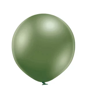 Baloni metāliski, hroma, zaļi, laima, Belbal, 60 cm, XL
