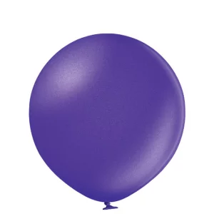 Baloni pērļu, lillā, purpura, 60cm, BELBAL
