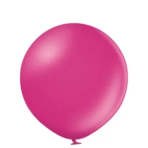 Baloni pērļu, rozā, tumši, 60cm, BELBAL