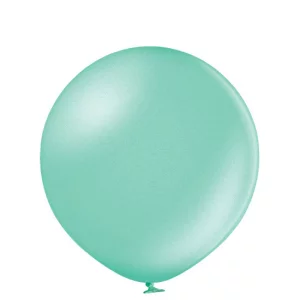 Baloni pērļu, zaļi, mint, 60cm, BELBAL