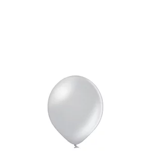 Baloni pērļu, sudraba,  BELBAL, 13cm