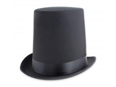 Cepure -  melns cilindrs "Džentelmenis"