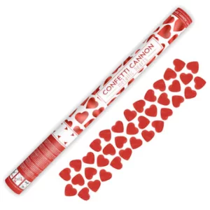 Konfeti, 60cm - sarkanas folijas sirsniņas