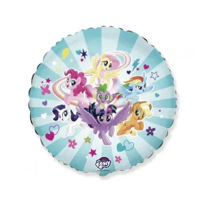 Folijas balons Ponijs MY LITTLE PONY TEAM, 48cm, aplis Folijas balons Ponijs MY LITTLE PONY TEAM, 48cm, aplis